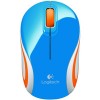 Мышь Logitech M187 (синий/оранжевый)