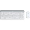 Клавиатура + мышь Logitech MK470 Slim Wireless Combo (белый, нет кириллицы)