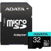 Карта памяти A-Data Premier Pro AUSDH32GUI3V30SA2-RA1 microSDHC 32GB (с адаптером)