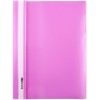 Папка пластиковая со скоросшивателем А4 Economix, толщина пластика 0,16 мм, розовая