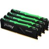 Оперативная память Kingston FURY Beast RGB 4x32GB DDR4 PC4-21300 KF426C16BBAK4/128