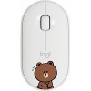 Мышь Logitech M350 Pebble Line Friends Brown (белый)