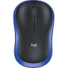 Мышь Logitech M186 (черный/синий)