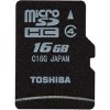 Карта памяти Toshiba microSDHC (Class 4) 16GB [SD-C16GJ(6]