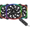 Набор вентиляторов Enermax SquA RGB (черный) UCSQARGB12P-BP3